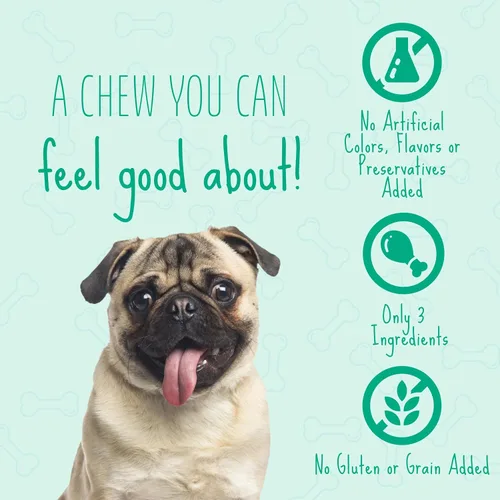 Vista 10 de Better Belly Fresh Breath - Rollos pequeños dentales, masticables para perros, pequeños, 10