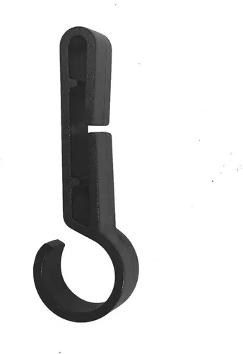 Vista 3 de Clips para faros delanteros para casco, paquete de 12 (negro, plástico, estilo moderno)