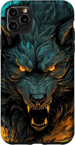 Vista 13 de Fenrir Wolf - Funda para iPhone 17, diseño de mitología nórdica
