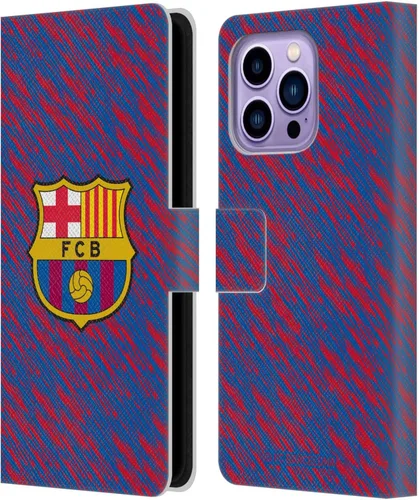Vista 40 de Head Case Designs Funda de piel con licencia oficial del FC Barcelona Barca Crest Patterns, tipo cartera, compatible con Apple iPhone 11