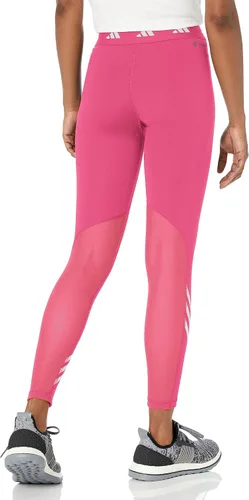 Vista 2 de adidas Mallas Techfit de 3 rayas 78 para mujer, Tinta Legend Ink-legend