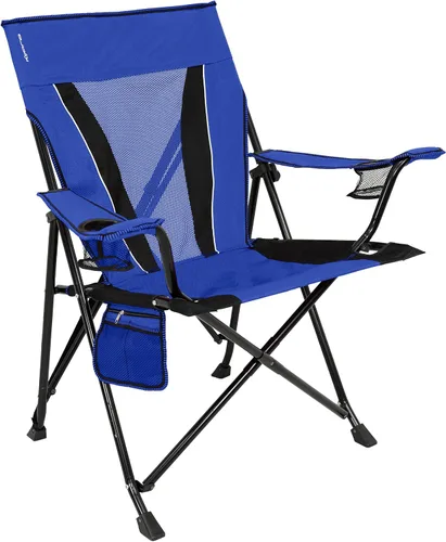Vista 8 de Kijaro Silla de camping portátil XXL de doble bloqueo, soporta hasta 400 libras, disfruta del aire libre en una silla plegable versátil, silla