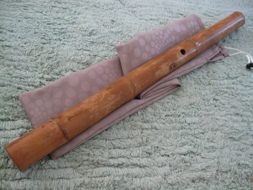Vista 7 de 1.8 Shakuhachi pentatónico sin extremo de raíz 5 agujeros - Instrumento Zen tradicional