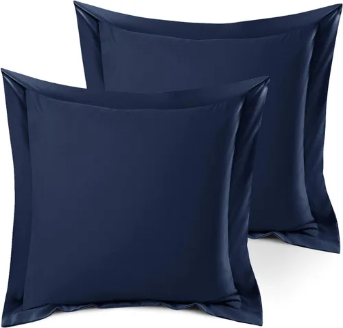 Vista 105 de Nestl Juego de 2 fundas tipo sham de almohada suaves - Fundas de almohada de microfibra de doble cepillado - Fundas de almohada de cama premium