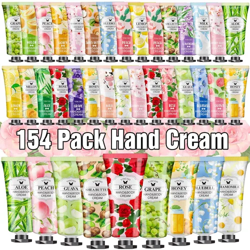 Vista 14 de VISCOO Paquete de 7 regalos de crema de manos para mujeres, regalo de agradecimiento para profesores, regalos de graduación, mini loción hidratante