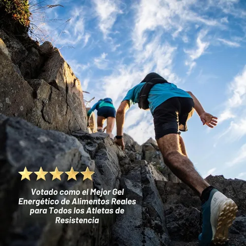 Vista 4 de Spring Gel energético: saludable, apto para el estómago, vegano Camote de manzana y canela Salsa impresionante Sin jarabe de arroz. Sin