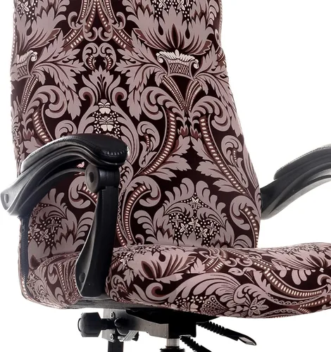 Vista 3 de WOMACO Fundas para Silla de Oficina Estampadas, Funda Elástica para Silla de Computadora Funda Universal para Silla de Jefe Estilo Simplismo Moderno