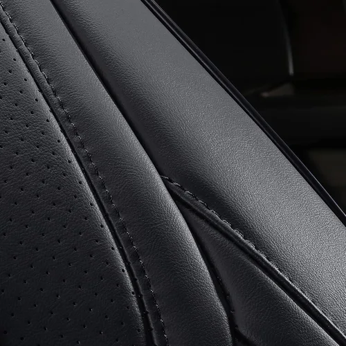 Vista 9 de Huidasource Fundas de asiento delantero para Dodge Ram 1500, 2 fundas de cojín de asiento de cuero impermeables, ajuste personalizado para Ram 1500