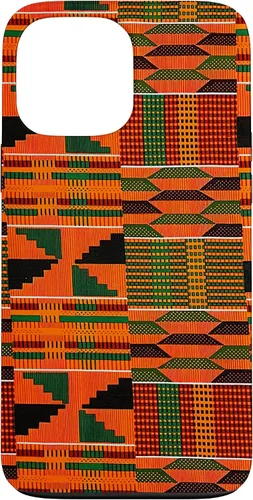 Vista 24 de Kente - Carcasa para iPhone 17, diseño étnico de Ghana, diseño africano