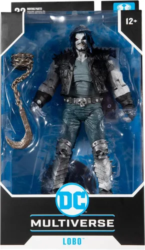 Vista 4 de McFarlane Toys DC Multiverse Lobo (DC Rebirth) Figura de acción de 7 pulgadas con accesorios