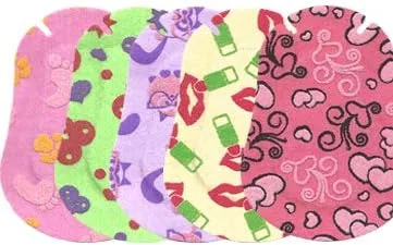 Vista 2 de Ortopad® Parches suaves de bambú para niñas, 50/bx, tamaño Jr 0-2 años