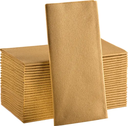 Vista 28 de Servilletas de papel azul bebé, tela desechable de lino como servilletas de cena, toallas de mano, suaves, absorbentes, servilletas de mano de papel