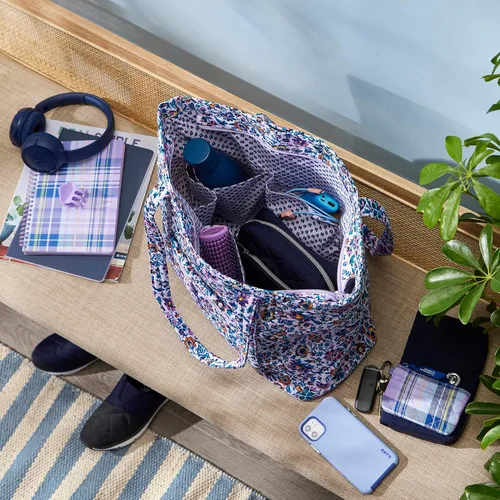 Vista 6 de Bolso tote Vera de algodón para mujer