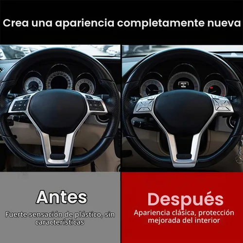 Vista 3 de Cubierta del botón del volante para Mercedes Benz W204 W205 W213