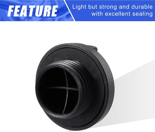 Vista 4 de X AUTOHAUX Tapa del depósito de combustible del motor, tapa de tapón de llenado de gasóleo para reemplazar 12180-01020 12180-21010 para Toyota