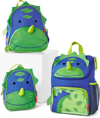 Vista 29 de Skip Hop - Mochila para preescolar, colección Zoo, para niños pequeños de 3 a 4 años, diseño de llama