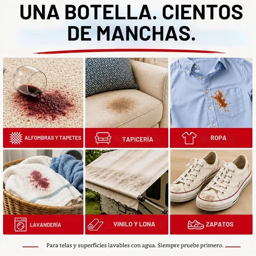Vista 4 de TECH Quitamanchas de galón, 128oz - Limpiador para alfombras, tapicería