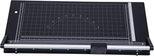 Vista 6 de Cortador de papel giratorio deslizante de precisión manual de 24 pulgadas, película de papel fotográfico de PVC, cortador rodante de PVC