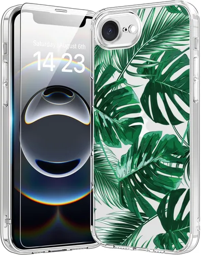 Vista 24 de bicol - Funda protectora a prueba de golpes para iPhone 15 Plus, funda delgada de acrílico transparente y diseños modernos para niña y mujer, 6.7