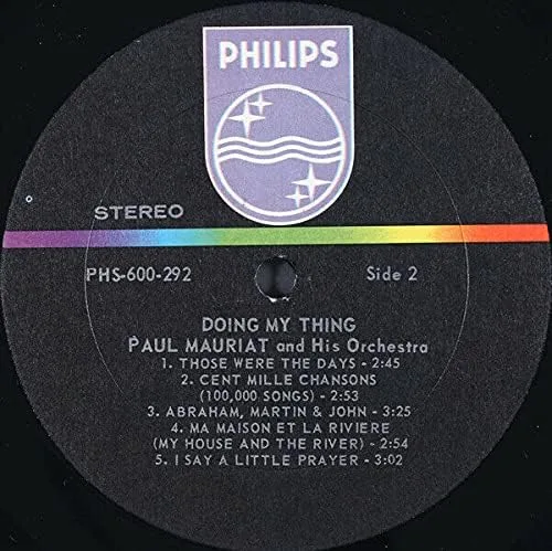 Vista 3 de Paul Mauriat And His Orchestra - Doing My Thing - Vintage Vinyl LP 1969, NMVG+