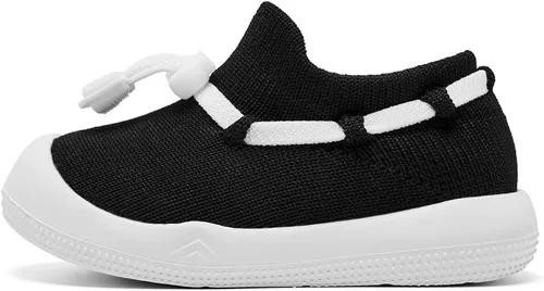 Vista 2 de Engtoy Zapatos de bebé para caminar, zapatos para bebés, niños y niñas, antideslizantes, transpirables, ligeros, sin cordones