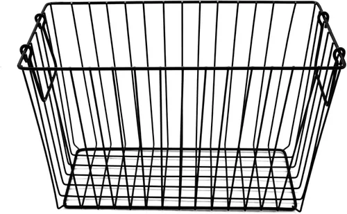 Vista 11 de G.E.T. Cesta de condimentos de hierro resistente, 10" x 6.9" x 9" Gris