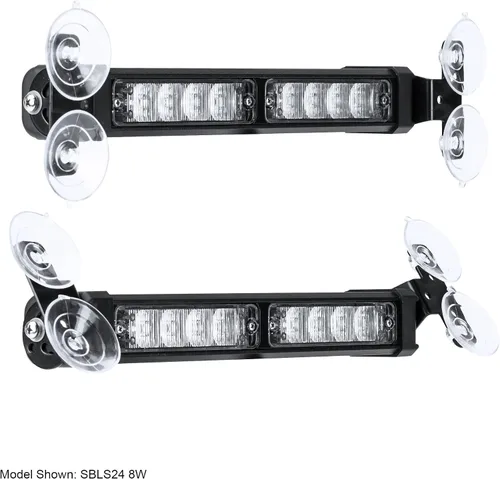 Vista 4 de lamphus SolarBlast sbls64 29" 24 W LED Advertencia Tráfico de Emergencia Advisor – Barra de luz ámbar azul, Azul