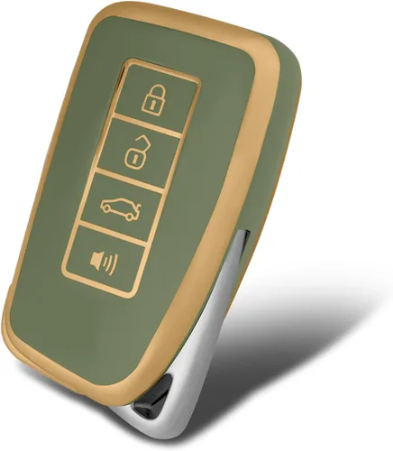 Vista 40 de Funda protectora inteligente de termoplástico con 4 botones para llave de Hyundai; funda compatible con los modelos Elantra, Ioniq, Sonata, Tucson