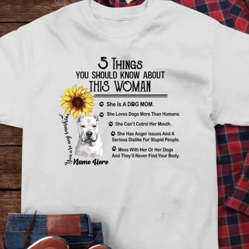 Vista 3 de Dinoz Camiseta You are My Sunshine Best Dog Mom Ever