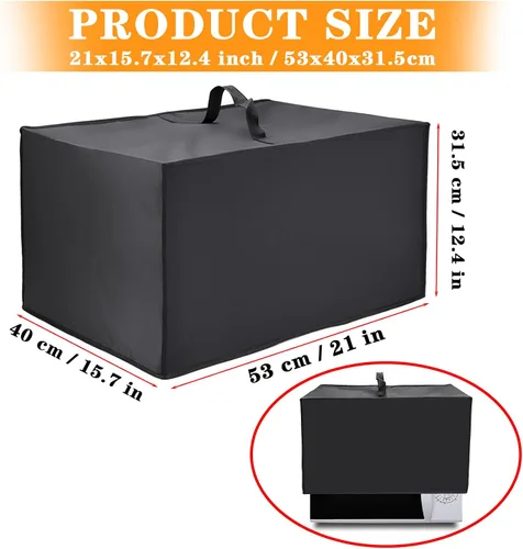Vista 3 de OwnMy Funda Protectora para Parrilla de Horno de Microondas Resistente al Calor y a Prueba de Polvo - Funda Protectora de Microondas de Tela