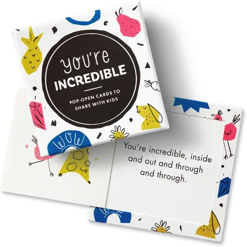 Vista 17 de Compendium ThoughtFulls para niños — Eres increíble — 30 tarjetas desplegables para compartir con niños, cada una con un mensaje inspirador