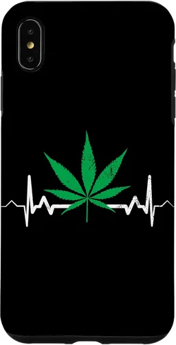 Vista 11 de Weed Heartbeat Pot Cannabis Leaf Marijuana 420 Stoner Gift Case for iPhone 17