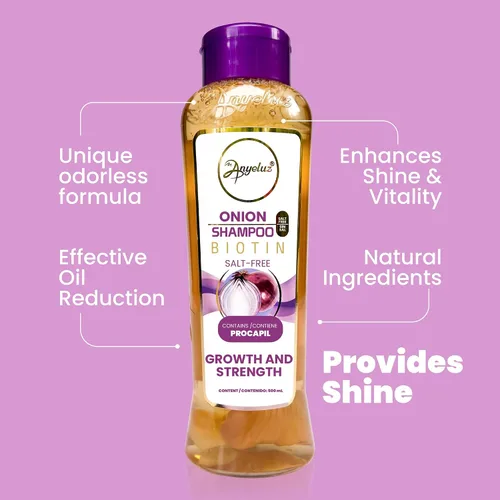 Vista 5 de ANYELUZ Kit Duo - Champú de cebolla + tamaño mini de viaje, cuidado e hidratación del cabello, control de aceite y limpieza profunda, fórmula