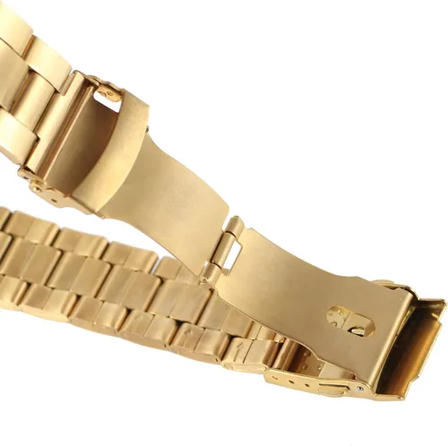 Vista 5 de FORSINING Reloj de esqueleto analógico automático para hombre con pulsera de acero inoxidable, Oro, Automático, reloj esqueleto