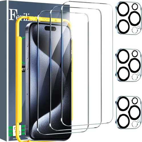 Vista 11 de Ferilinso [Instalación Automática de Polvo] Pack de 3 Protectores de Pantalla de Privacidad para Google Pixel 10 Pro XL, Accesorios Compatibles
