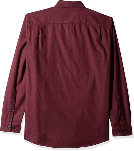 Vista 2 de Tienda Essentials - Camisa de franela de manga larga, con ajuste regular y dos bolsillos para hombre