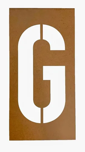 Vista 3 de Plantilla de letras grandes Elige tus propias letras y números Plantillas de números grandes Plantillas grandes para estacionamiento
