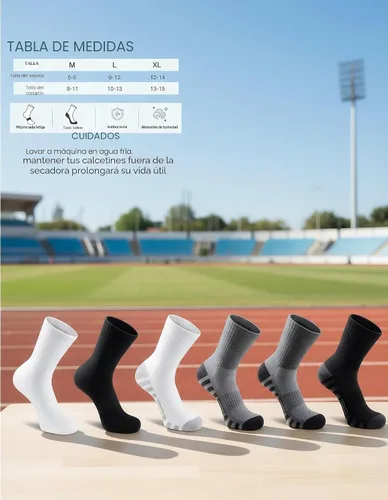 Vista 4 de Airacker Calcetines atléticos para correr y correr para hombre y mujer Negro