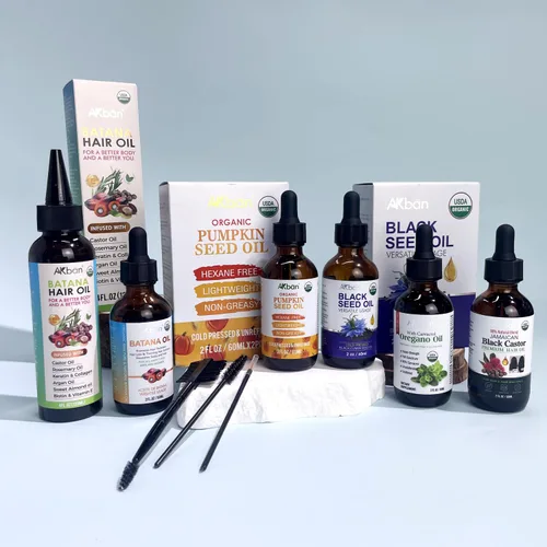 Vista 6 de AKBAN Aceite de batana para el crecimiento del cabello, Dr. Sebi 100% puro y natural aceite de batana orgánico de Honduras - para cabello más grueso