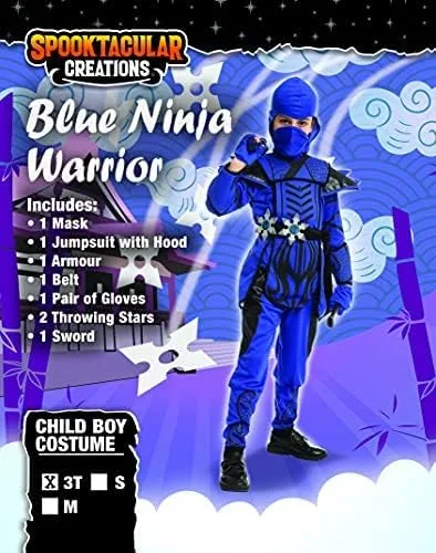 Vista 6 de Spooktacular Creations Halloween Boy Ninja Costume, Red Dragon Outfit Set for Kids 12-14yrs
