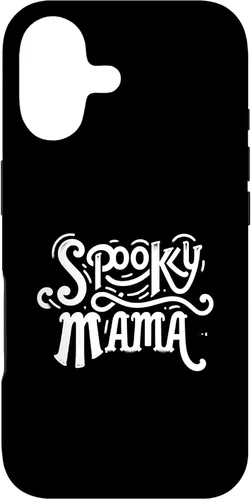 Vista 32 de Spooky Mama Halloween Mom Season Bat Mommy Parent Case for iPhone 16