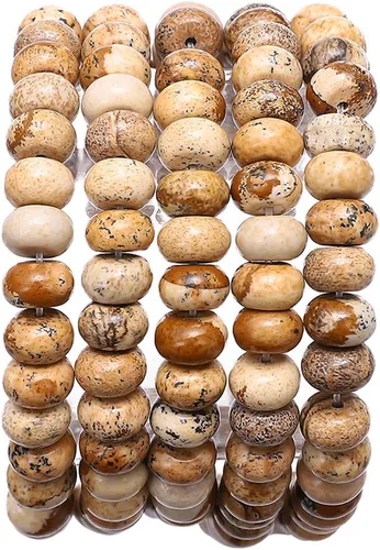 Vista 63 de BEADIA Cuentas de piedra natural africana de turquesa faceted rondelle 3x4mm semipreciosas sueltas para hacer joyas 38cm
