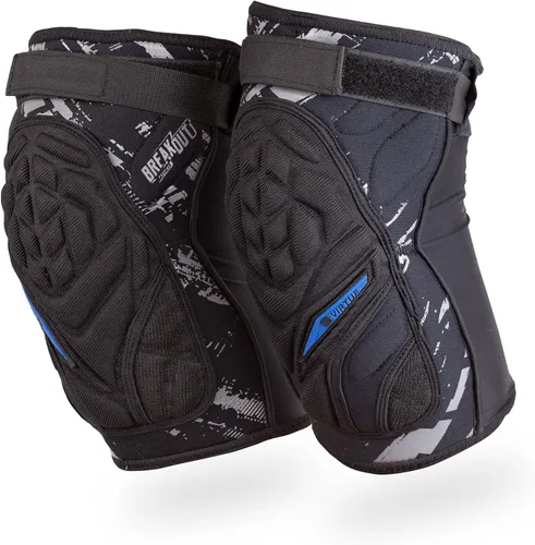 Vista 4 de VIRTUE Breakout Rodilleras – Almohadillas protectoras ligeras multideporte con forro de manga de compresión que absorbe la humedad y espuma moldeada
