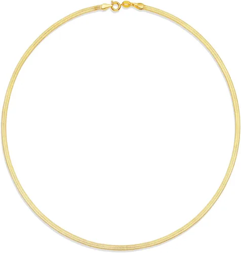 Vista 3 de Tienda Essentials Cadena de espiga chapada en oro o plata esterlina de 14 quilates