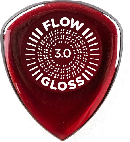 Vista 6 de Jim Dunlop Flow Gloss Pick 2.0MM - Paquete de 12