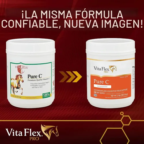 Vista 2 de Vita Flex Suplemento antioxidante Pro Pure C, 2 libras, suministro para 128