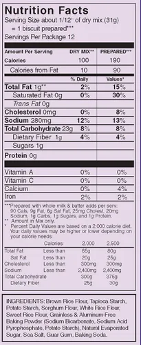 Vista 2 de Pamela's Products Mezcla de galletas y bollos sin gluten, 13 onzas