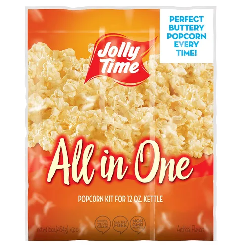 Vista 9 de JOLLY TIME Kit de palomitas de maíz todo en uno, paquetes de porciones con granos, aceite y sal para cine o máquinas de reventar aire