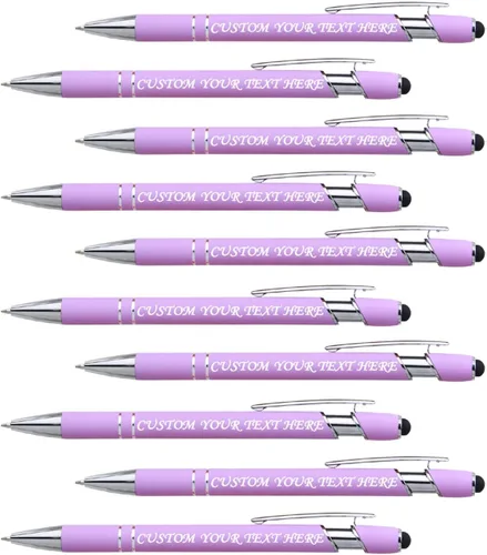 Vista 52 de VectWaby - Bolígrafos personalizados a granel, bolígrafo grabado con nombre, logotipo, lápiz capacitivo para pantallas táctiles, a granel