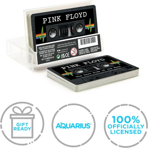 Vista 7 de Aquarius Pink Floyd - Juego de cartas de casete DSOM para tus juegos de cartas favoritos, productos y coleccionables con licencia